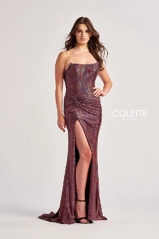 Online Exclusive one-shoulder dressMon Cheri Colette (CL8490) Spring 2025
