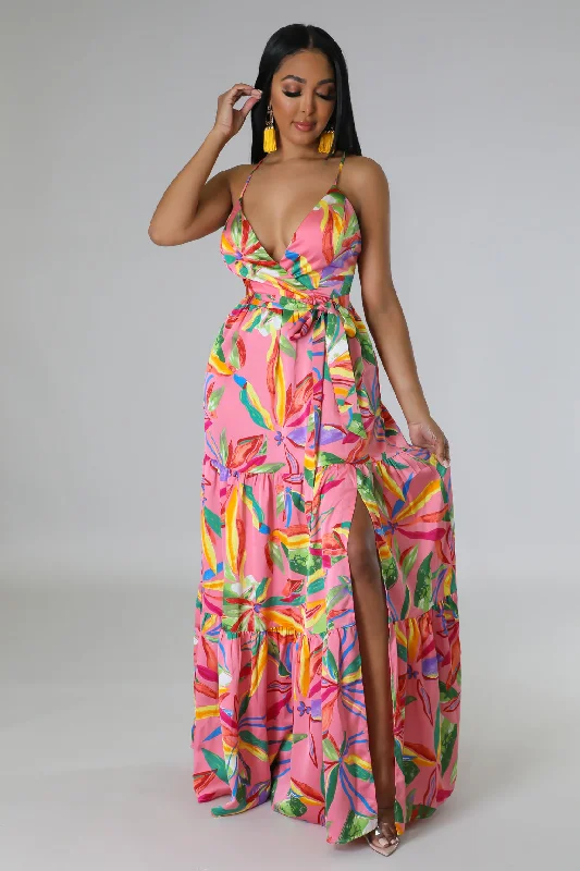 Flash Sale flowy maxi dressWeekend In Paradise Dress