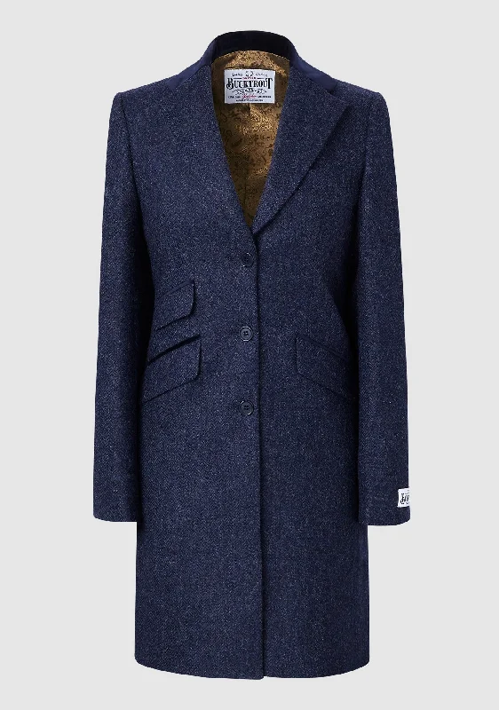 Act Now graphic coatTori ¾ Coat - Blue