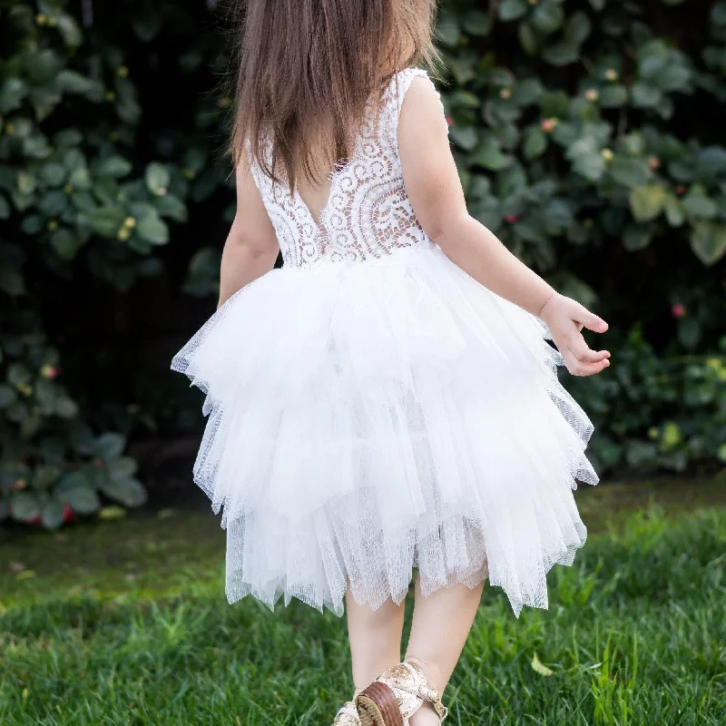 Super Savings casual dressBoho Dreams Dress - White Appliqué