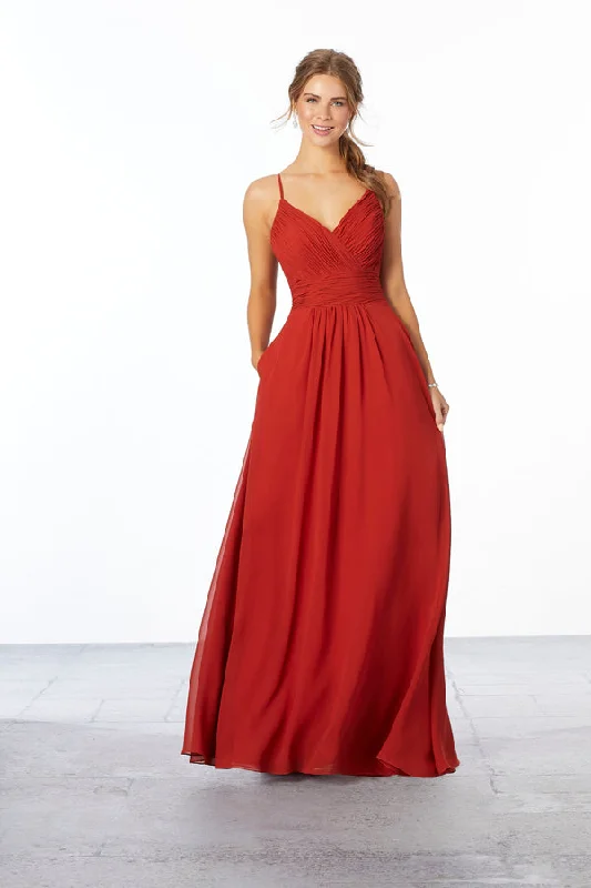 Exclusive Access puff sleeve dressMori Lee Bridesmaids  (21664)