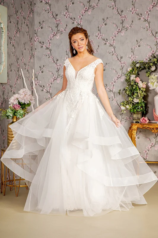 Lowest Price puff sleeve dressLong Mermaid Wedding Gown