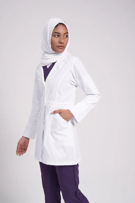 Blowout Sale cozy winter coatAdar Universal 32" Women's Perfection Labcoat 811 - White