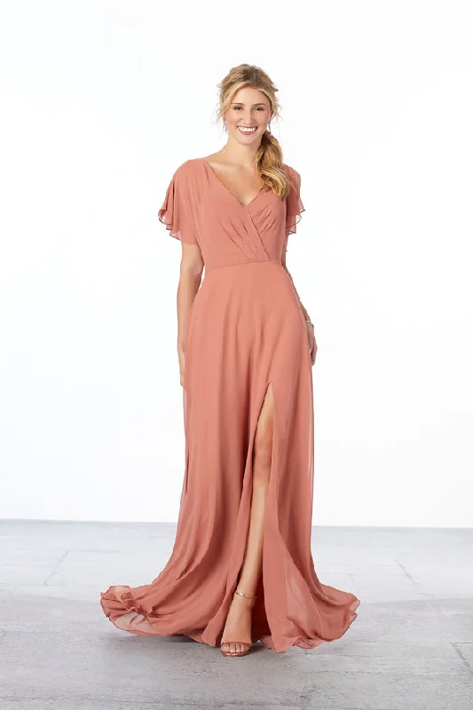 Weekend Flash Sale lace-up dressMori Lee Bridesmaids  (21667)