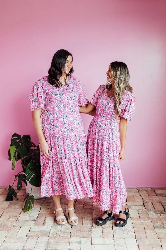 Special Promotion floral midi dressAdria Maxi