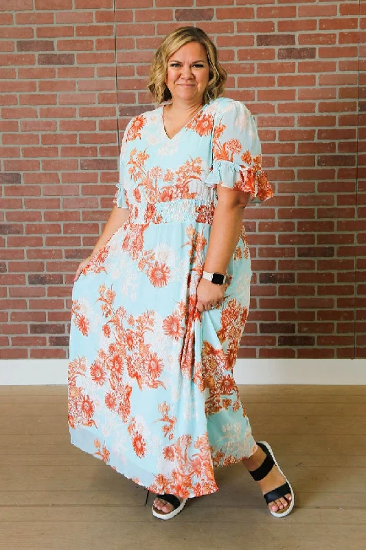 Stock Clearance fitted dressNyla Maxi *ALL SALES FINAL*