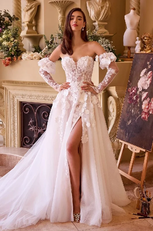 Deal Alert mini dressAndrea & Leo WL017 Long Floral Applique Ball Gown Wedding Dress Deal Alert mini dressAndrea & Leo WL017 Long Floral Applique Ball Gown Wedding Dress