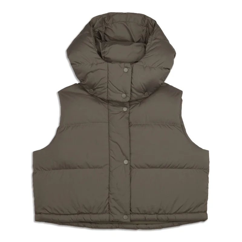 Grand Opening Sale premium coatWunder Puff Super-Cropped Vest - Resale