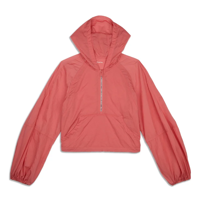 Great Bargains chic outerwearScuba Cropped Anorak - Resale