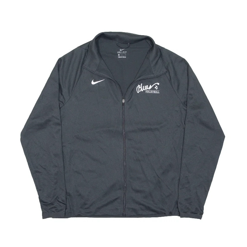Hurry In high-quality coatNIKE DriFit Blues Volleyball Track Jacket Grey Womens L
