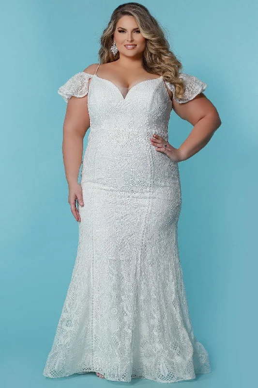 Inventory Reduction luxury dressSydneys Closet SC5297 Long Bridal Fitted Lace Wedding Dress Inventory Reduction luxury dressSydneys Closet SC5297 Long Bridal Fitted Lace Wedding Dress