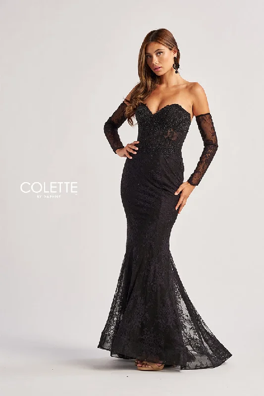 Markdowns layered dressMon Cheri Colette (CL8415) Spring 2025