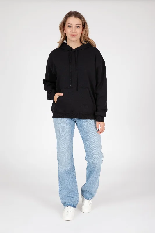 Best Deals Chlo Relaxed Fit Hoodie in Black