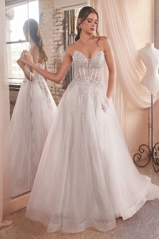 Anniversary Sale boho-chic dressCinderella Divine CD0230W Off White 6 Sale