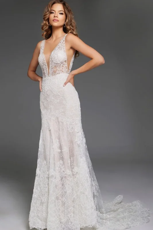 Take Advantage midi dressJovani JB43894 Bridal Gown Intricate Lace Long Wedding Dress