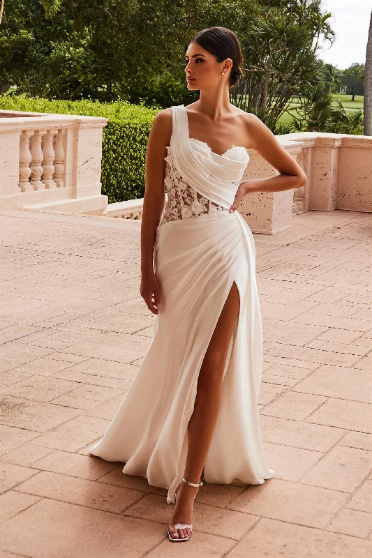 Limited Stock long-sleeve floral dressNox Anabel E1526W Bridal Gown Long Fitted Wedding Dress Limited Stock long-sleeve floral dressNox Anabel E1526W Bridal Gown Long Fitted Wedding Dress