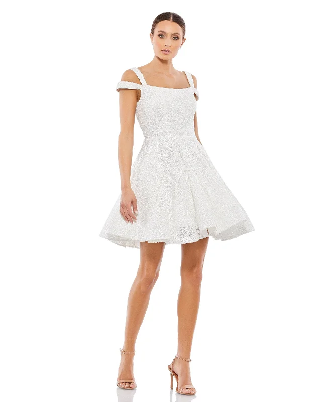 Blowout Sale chic slip dressMac Duggal 49484 Short Homecoming Cocktail Dress