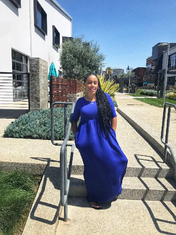 Limited Time Discount wrap-around dressRoyal Princess Maxi