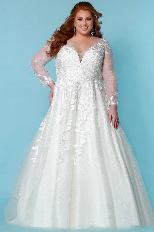 Buy More, Save More summer floral dressSydneys Closet SC5267 Long Sleeve Glitter Tulle Wedding Dress Buy More, Save More summer floral dressSydneys Closet SC5267 Long Sleeve Glitter Tulle Wedding Dress