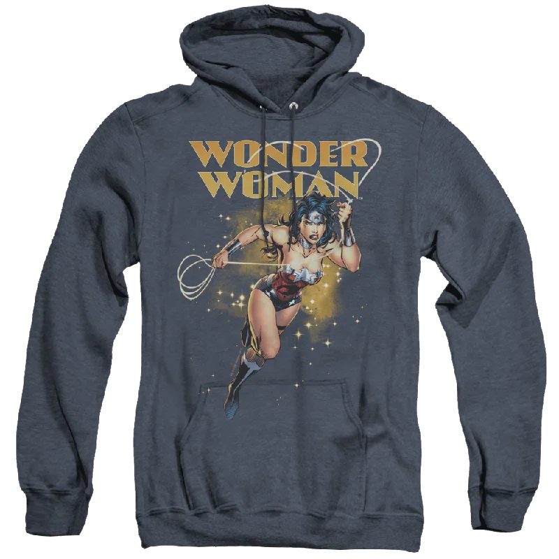 Limited Time Wonder Woman Star Lasso - Heather Pullover Hoodie