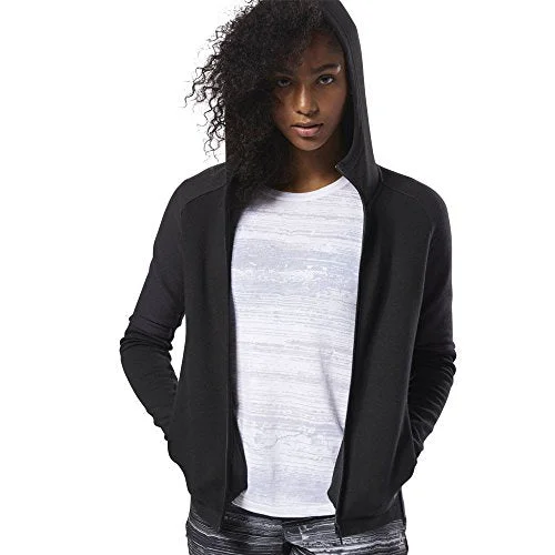 Online Only graphic coatReebok Womens Os Qc Fz Hoodie Jacket