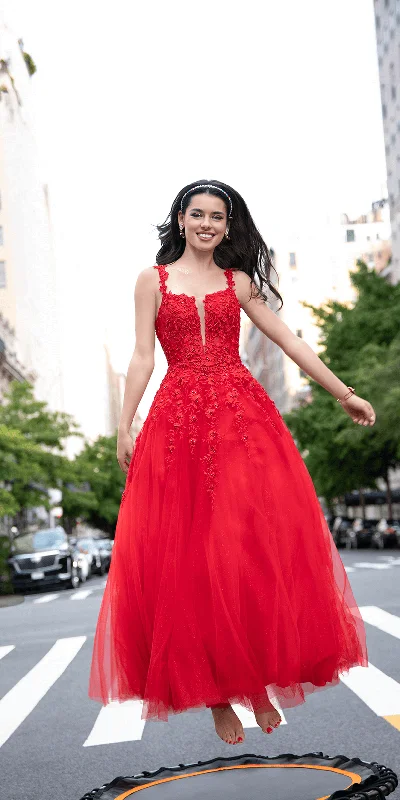 Discount Days comfy maxi dressEmbroidered Flower Tulle Ballgown