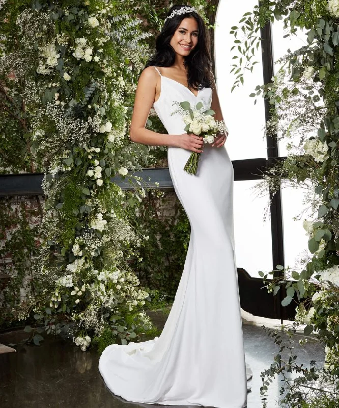 Price Drop Alert A-line dressJovani JB2507 Bridal Gown Long Fitted Wedding Dress