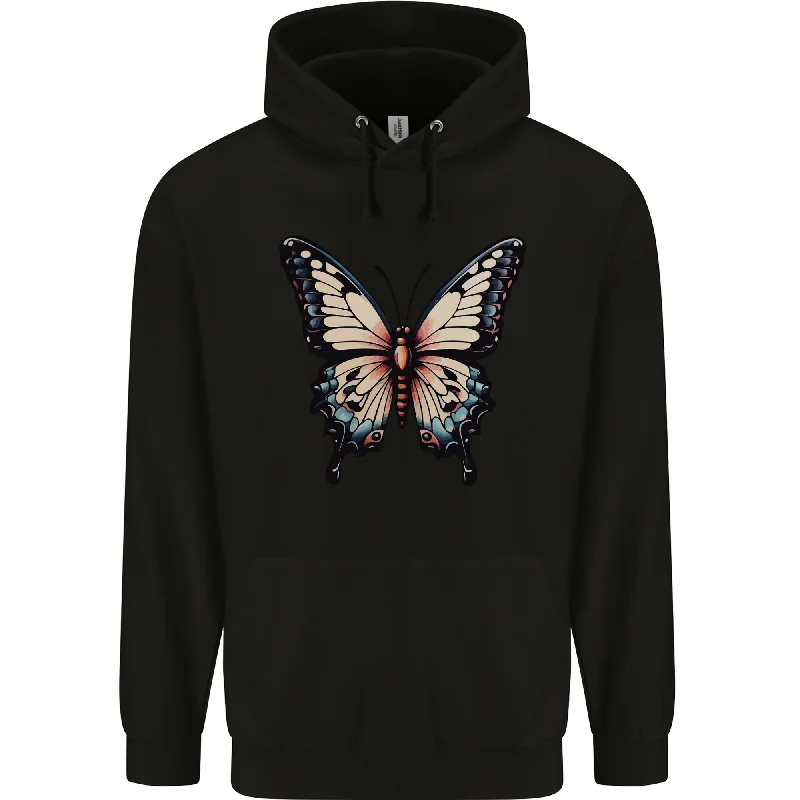 Anniversary Sale A Stunning Butterfly Mens 80% Cotton Hoodie