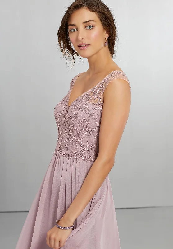 Daily Deals chic shift dressMori Lee Bridesmaids  (21558)