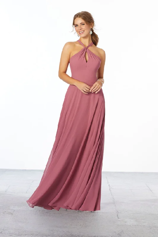 Special Buy floral wrap dressMori Lee Bridesmaids  (21670)