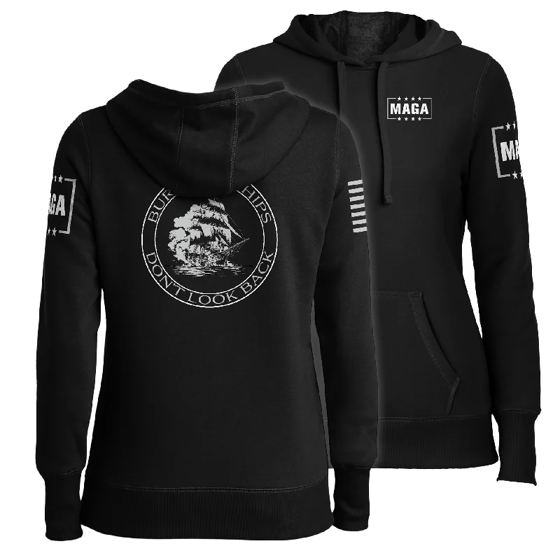 The Best Prices Burn the Ships Ladies Hoodie
