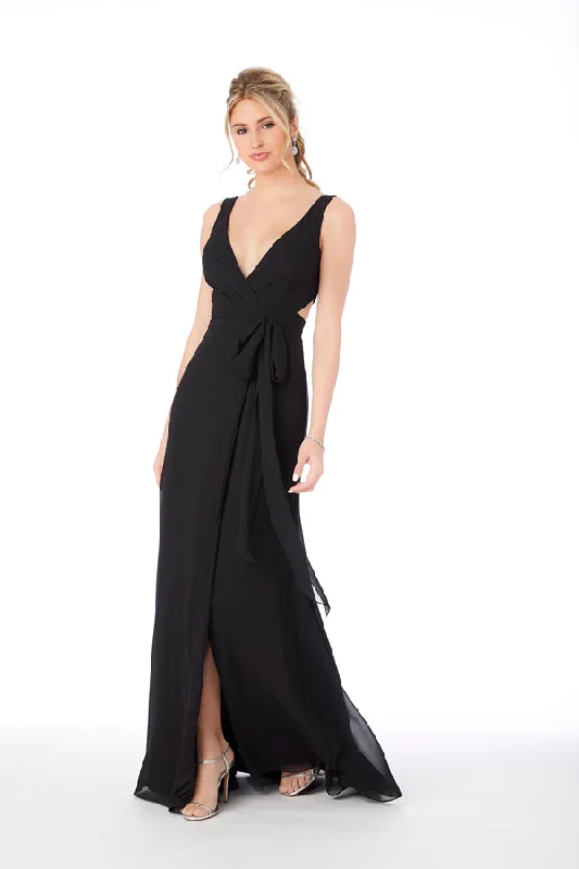 Inventory Reduction draped dressMori Lee Bridesmaids  (21681)